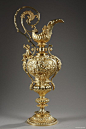 A 19th century French gilded bronze ewer in Renaissance style…