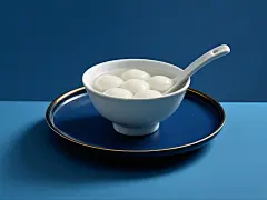 元宵糖水餐饮美味中式点心美食汤圆