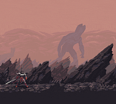 #前瞻#【黑暗的暴力美学——Blasphemous 美术欣赏】一款背景比较阴暗的像素风游戏，非线性叙事，整体节奏比较爽快。主角是一名“忏悔者”，必须用自己手中的剑铲除道路上的一切阻碍。这款游戏的手绘像素画，大量的鲜血四溅，诡异而颇具宗教色彩的怪物设计，和丝般顺滑的战斗动画，都让人印象深刻。主角 ​​​​...展开全文c