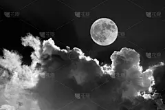 天空,夜晚,月亮,云,梦想,水平画幅,无人,科学,曙暮光,户外