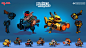 Planet of Heroes: Skins for Magnum, ROOM 8 STUDIO : Magnum is a ranged damage dealer equipped with a cannon containing a surprising amount of versatility. The full roster of gadgets at his disposal includes a flamethrower, a net launcher, and the cannon i