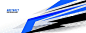 Stylish blue and white sports design