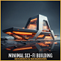 303 Minimal Sci-Fi Building