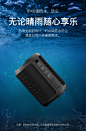 雷登X9 蓝牙音响防水重低音炫彩发光环绕立体声便携骑行车载音箱-tmall.com天猫
