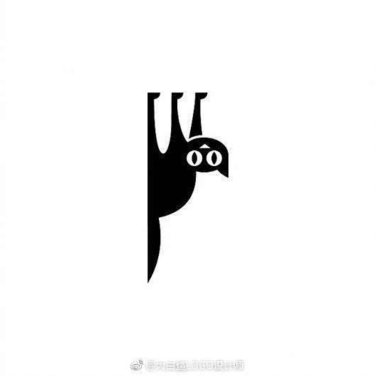 #LOGO设计# 一组猫元素logo设计...