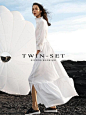#Ad Campaign# Twin-Set S/S 2016: #Alana Zimmer# by Van Mossevelde+N.