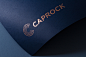 CAPROCK Brand Identity企业公司品牌视觉LOGO标志形象设计案例参考分享欣赏