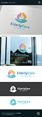 老年护理的标志——人类标志模板Elderly Care Logo - Humans Logo Templates成年人,援助,协助、援助、保健、椅子,老人,老年人,老人,家庭,友谊,祖父母,帮助,,回家,房子,人,老了,人,高级,春天,夏天,一起,触摸,2轮,轮椅,女性 adult, aid, assist, assistance, care, chair, elder, elderly, elderly person, family, friendship, grandparent, hand, hel