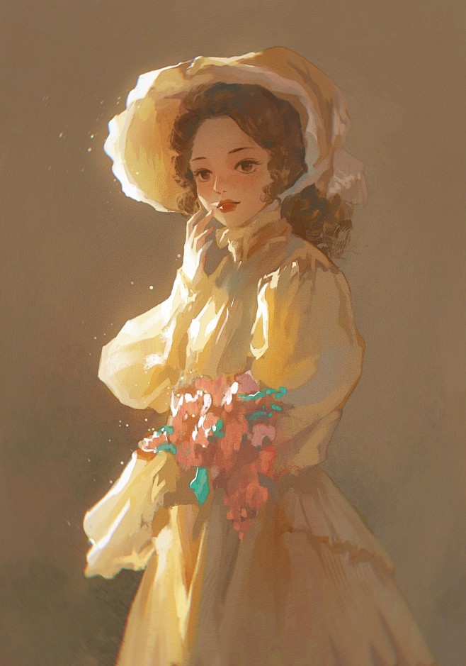 色彩速涂_白猫白喵__插画师作品_涂鸦王...