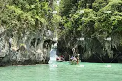 泰国 船 甲米 岛 高清壁纸 海 海滨 风景 墙纸 亚洲