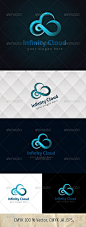 Logo for sale just 29$ Infinity Cloud