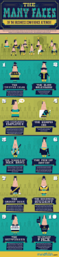 The Many Faces of the Business Conference Attendee | Visual.ly