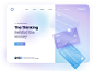 信用卡着陆页ux ui网页morphism清洁光网页设计银行卡银行信用卡卡片玻璃磨砂磨砂玻璃雾化glassmorphism英雄图像登陆页