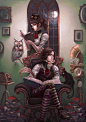 Edward”s work-zhoujialin92_蒸汽朋克,哥特_涂鸦王国插画