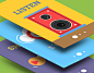 MUSIC App Animation : Hey buddies! Today I want to share introductory screens animation. The app allows to upload music files to your account, listen to songs, create parties sharing music to all available devices nearby. The app's motto is Listen! Synchr