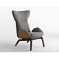 北欧现代休闲时尚个性休闲椅创意沙发椅玻璃钢酒店样板房舒适椅-淘宝网