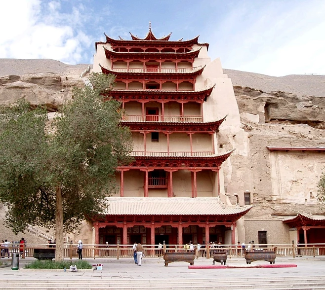 敦煌莫高窟图片_旅行图片素材-花瓣网