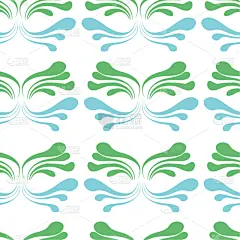 海草,极简构图,四方连续纹样,深的,可爱的,华丽的,纺织品,壁纸,草,问候
