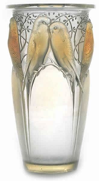 R. Lalique Vase Ceyl...