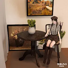 （原创）侦探少女_夏诺秋志作品_角色/人物/生物_CG模型网