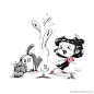 【插画素材分享】
illustration by andrea_arts圆子插画超话 ​​​​