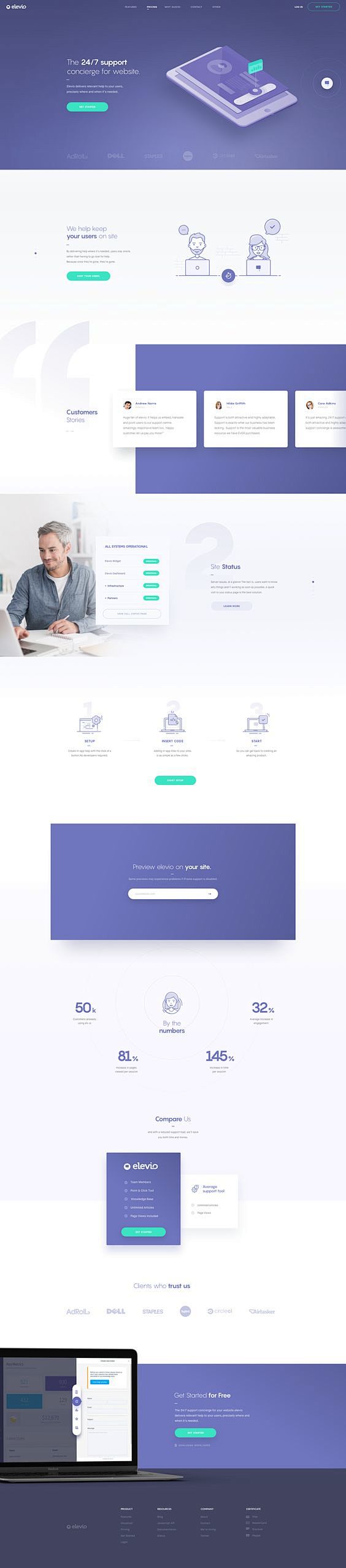 Elev.Io Landing Page