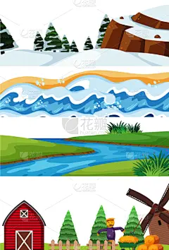 季节,反差,自然,华丽的,冬天,图像,雪,布置,收集,装饰