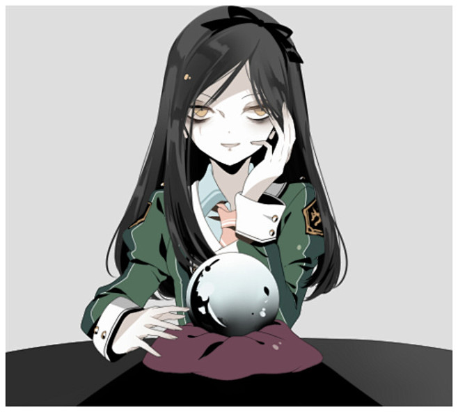 插画师keeggy傀儡童话诡异黑故事人偶娃娃二次元黑暗哥特风唯美插画