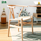 及木家具 创意简约 Y椅 Y chair 实木椅子 水曲柳实木餐椅 YZ001-tmall.com天猫