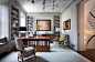 Eclectic Office and Study in New York, NY by Shawn Henderson Interior Design