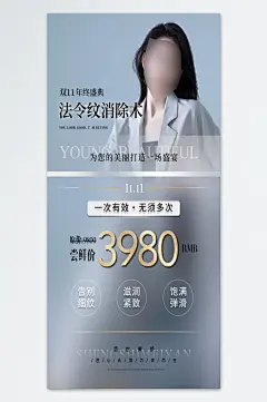 医疗美容机构套餐促销宣传活动海报-众图网