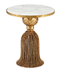 Kay Marble Tassel Table