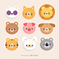 Hipster Portrait Animals | Download now free vectors on Freepik : Discover thousands of copyright-free vectors. Graphic resources for personal and commercial use. Thousands of new files uploaded daily. 