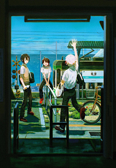 靛靛蓝采集到幾田(日本画师)