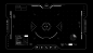 Fictional UI Practice_01, Taylor Buck : The purpose of this mini project was to stretch my fictional user interface creative muscles with a little screen design practice. My goal was to create a reticle screen you could find inside a space battleship of s