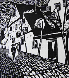 木刻版画-花瓣网|陪你做生活的设计师