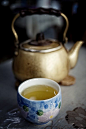 Japanese roasted green tea: