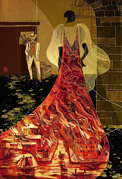 (冰是睡着的水)采集到倪传婧,复古,新国潮风格