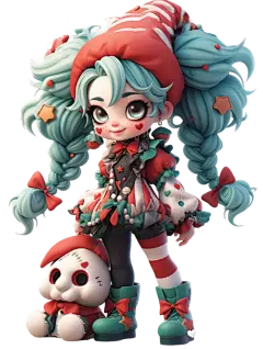 AIGC盲盒IP设计小丑女_6_睡个饱觉继续画_来自小红书网页版