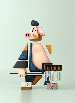 老实人设计采集到c4d
