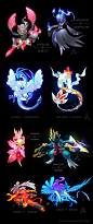 A bunch of Pokemon Fusions by cat-meff