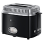 Amazon.de: Russell Hobbs 21681-56 Retro Classic Noir Toaster mit stylischer Countdown-Anzeige, Schnell-Toast-Technologie, 1300 W, schwarz