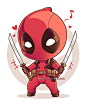 Chibi Deadpool by Iksia.deviantart.com on @DeviantArt: 