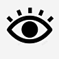 眼睛视力能见度图标 标识 标志 UI图标 设计图片 免费下载 页面网页 平面电商 创意素材