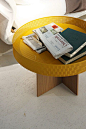 Net Side #Table by Patricia #Urquiola for Molteni & C / #yellow: