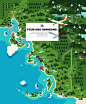 Le Monde Magazine : Le Monde Magazine / Illustrated map and pictos