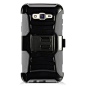 Holster Hybrid Combo Armor With Swivel Kick Stand Grey/Black Cover Case For Samsung Galaxy J7 (2015) /J700 (Boost Mobile) Cellphone