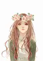 人物 素描 铅笔画 彩绘 手绘 插画 艺术 彩铅 水彩 漫画 草图 唯美 好看 个性 创意