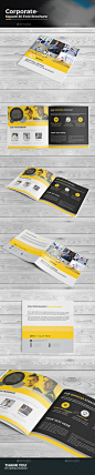Square Bi Fold Brochure - Corporate Brochures