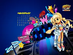 2011年11月份高清战士日历桌面壁纸3